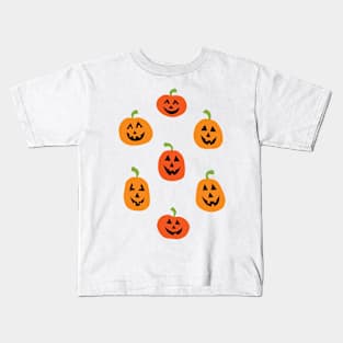 Halloween Pumpkins Kids T-Shirt